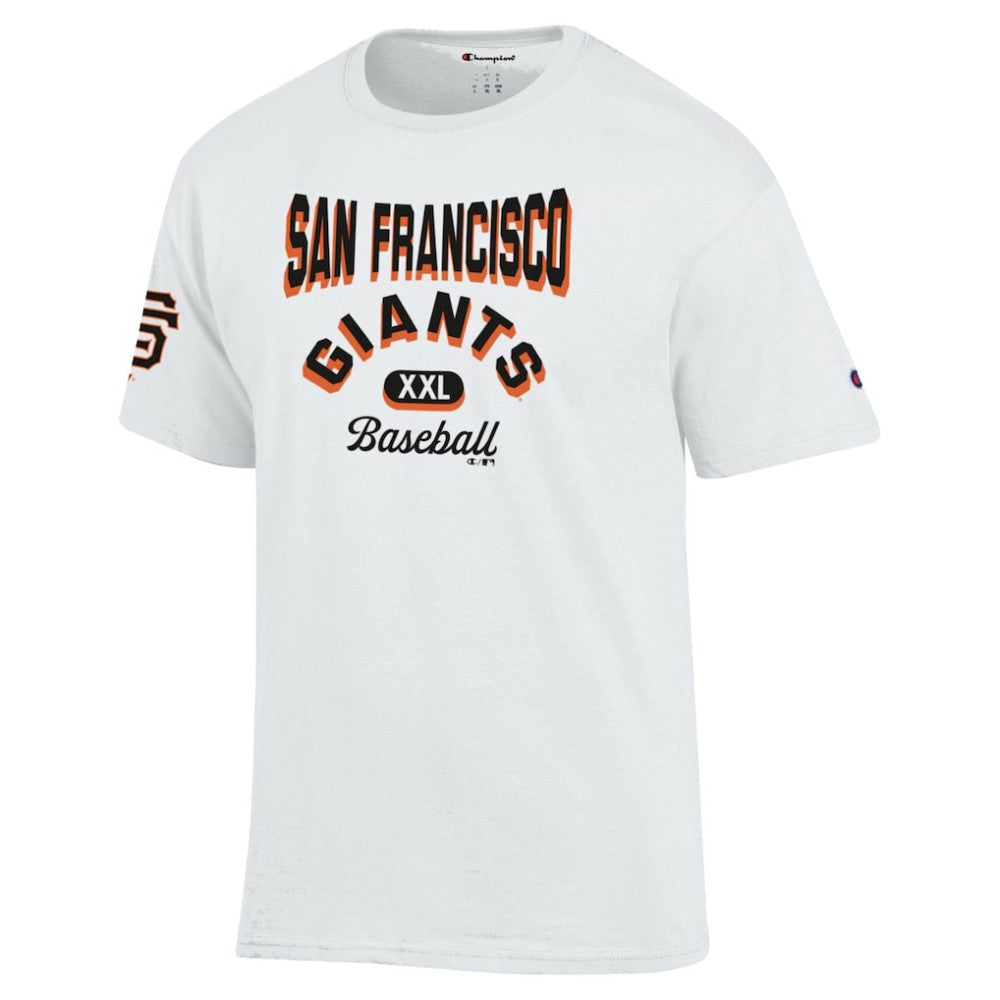 San Francisco Giants Champion 3-Hit Jersey T-Shirt - White