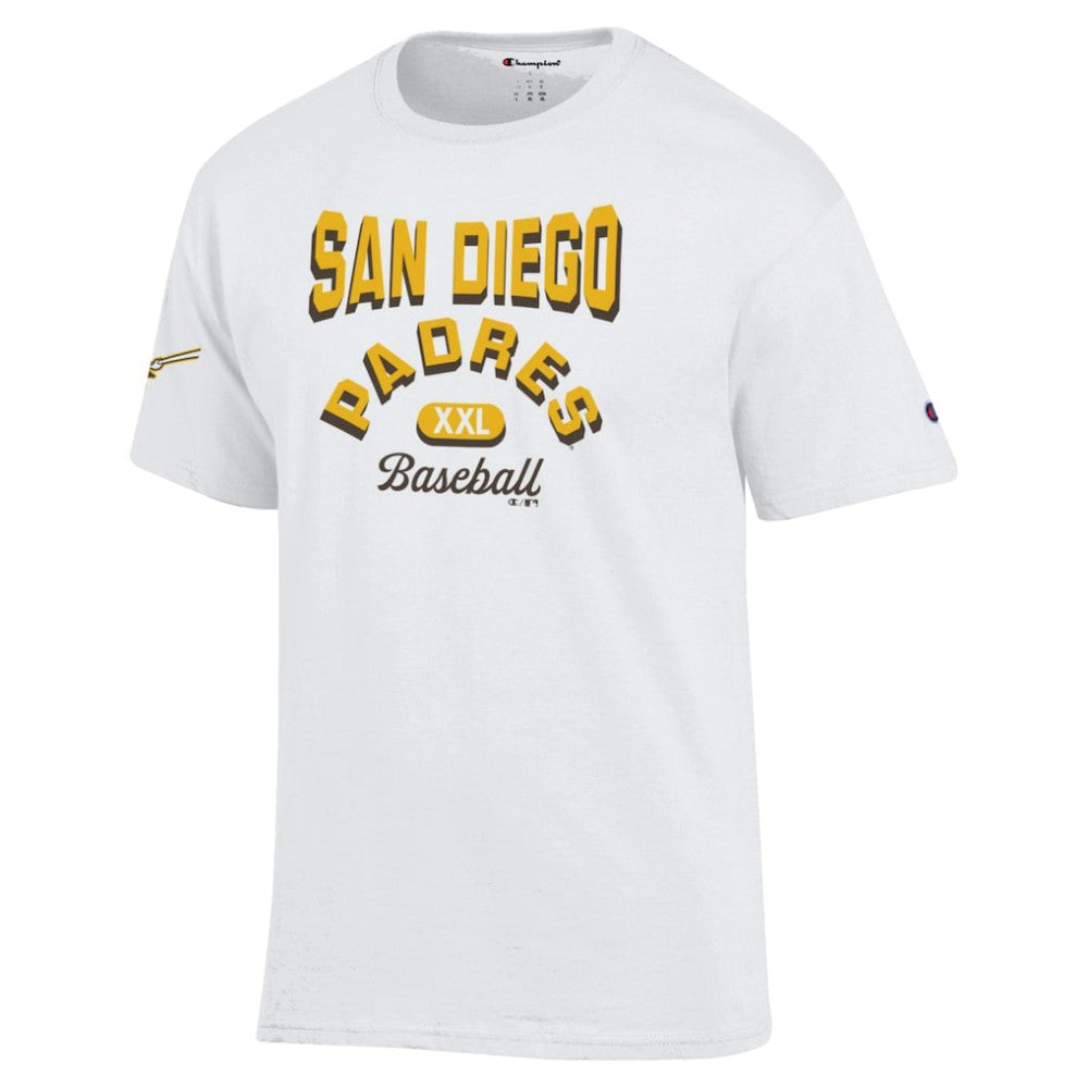 San Diego Padres Champion 3-Hit Jersey T-Shirt - White