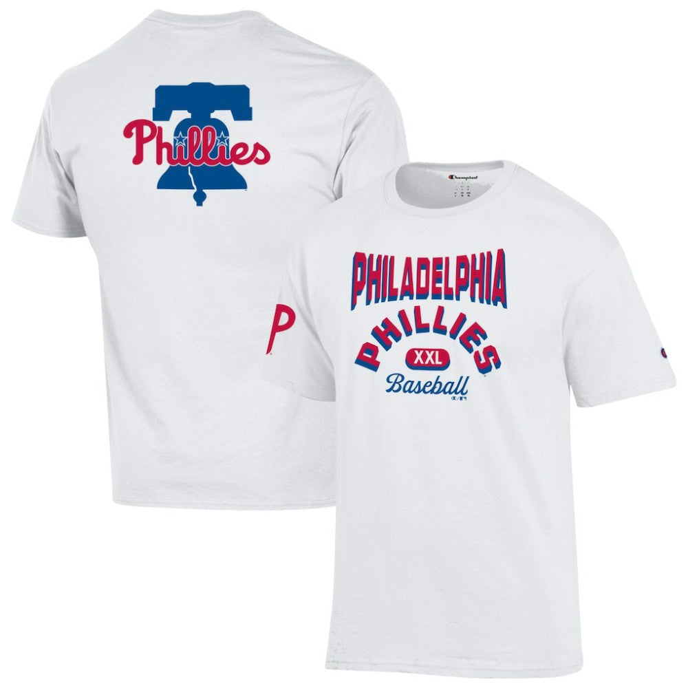 Philadelphia Phillies Champion 3-Hit Jersey T-Shirt - White