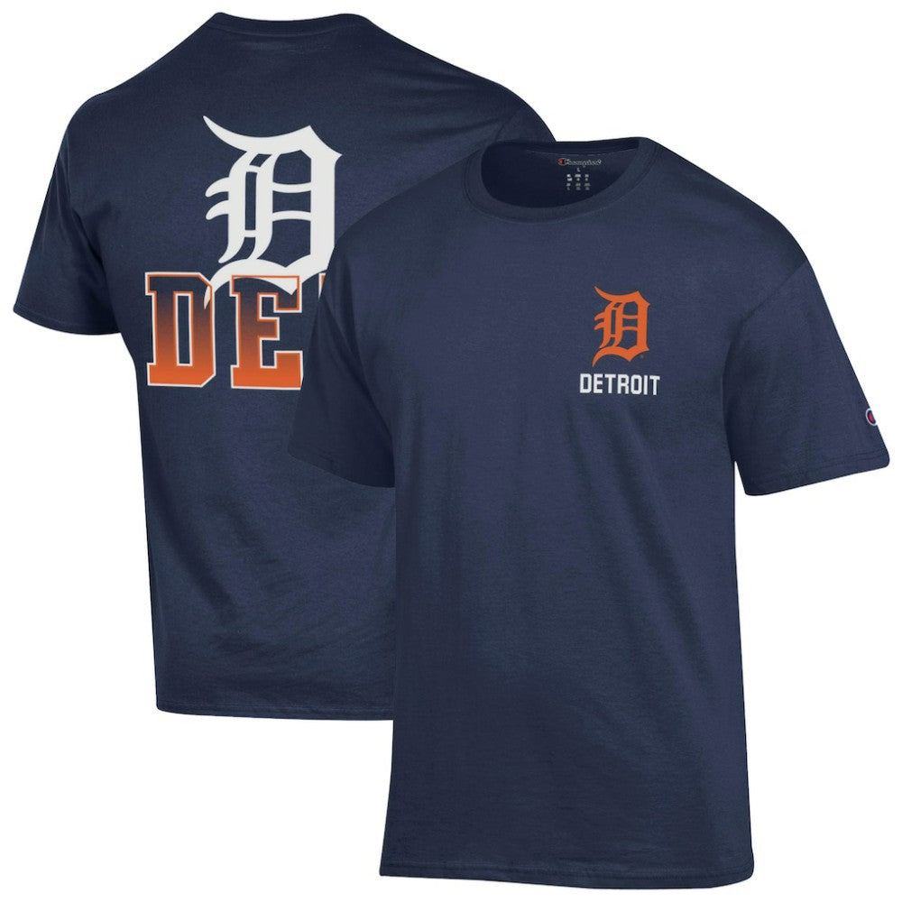 Detroit Tigers Champion Jersey T-Shirt - Navy