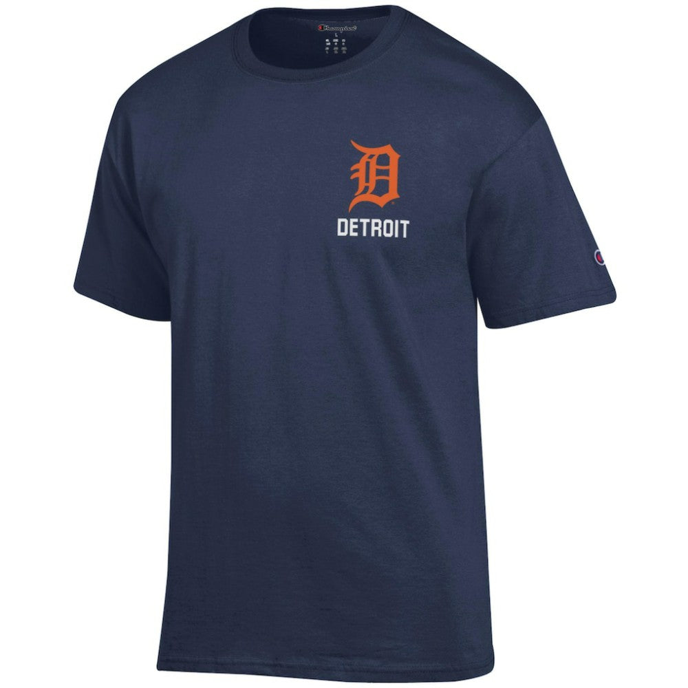 Detroit Tigers Champion Jersey T-Shirt - Navy