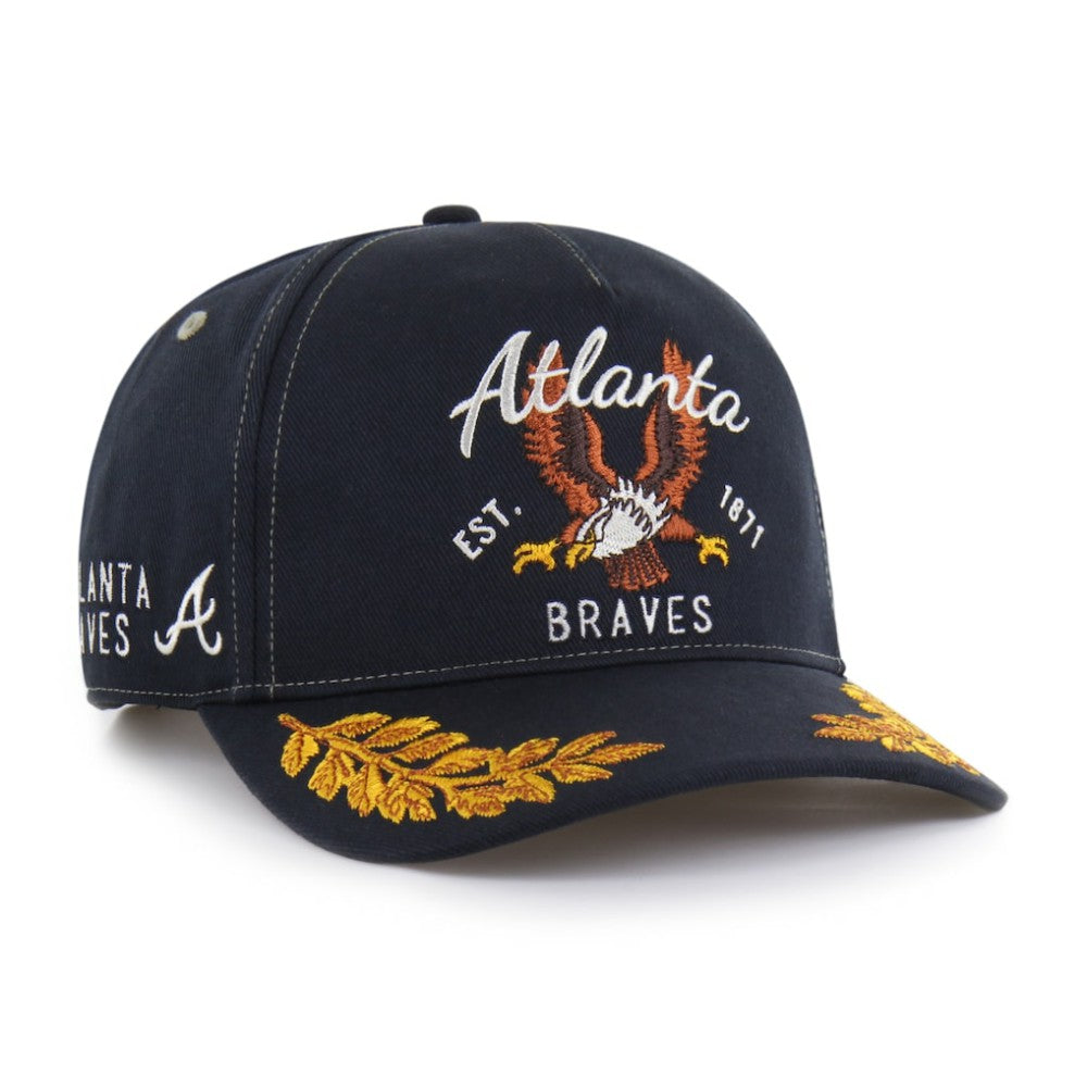 Atlanta Braves Keepsake Collection Adjustable Hitch Hat - Navy | 47 brand