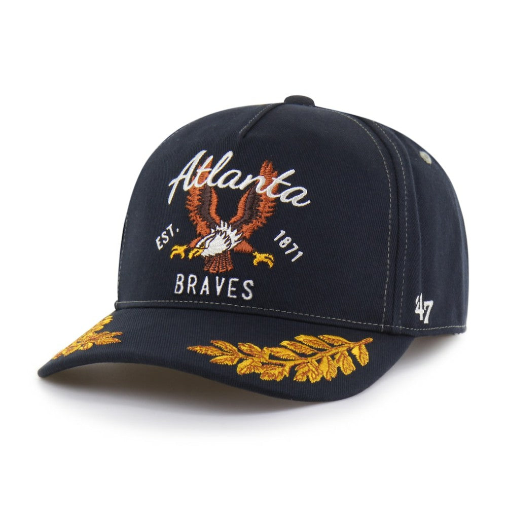 Atlanta Braves Keepsake Collection Adjustable Hitch Hat - Navy | 47 brand