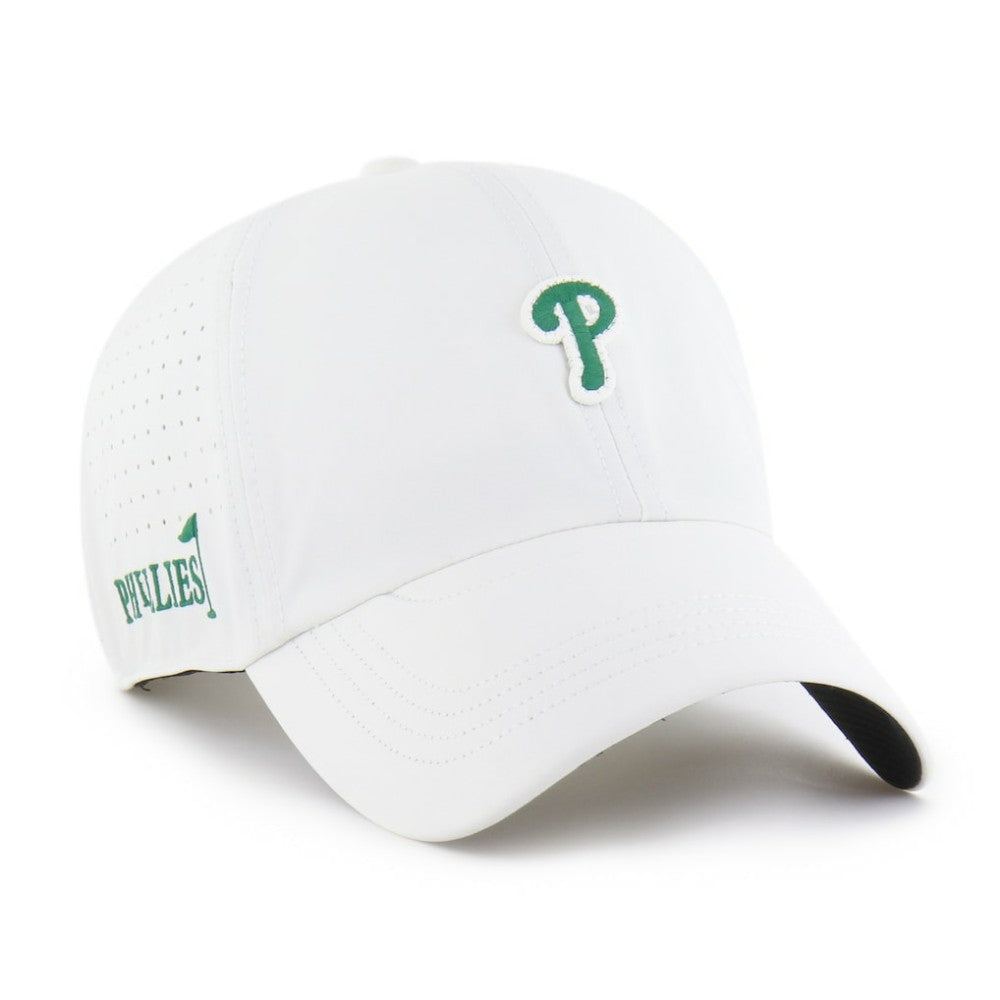 Philadelphia Phillies Elevated Greens Clean Up Adjustable Hat - White | 47 brand