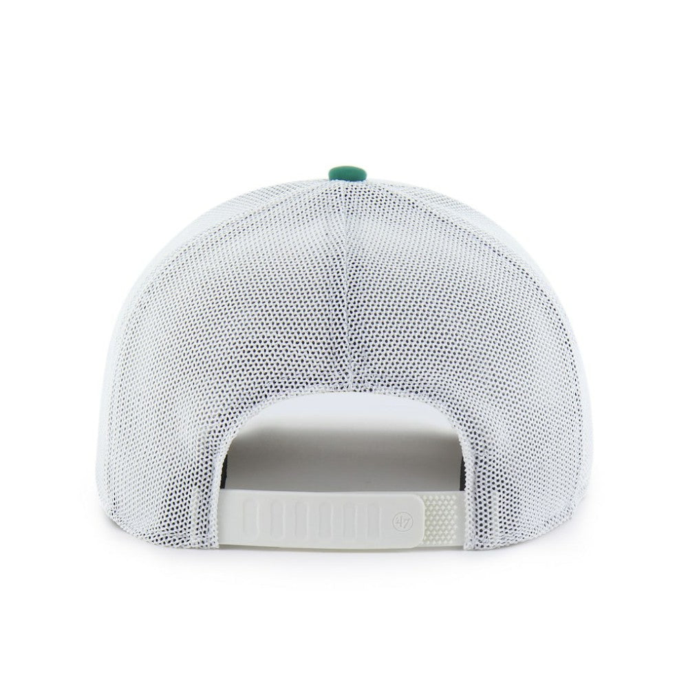 San Diego Padres Elevated Greens Adjustable Trucker Hat - Kelly Green/White | 47 brand