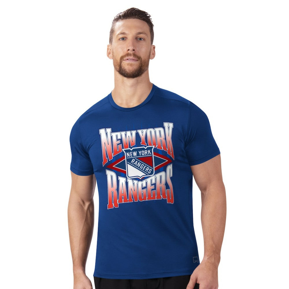 New York Rangers MSX by Michael Strahan Performance Team Graphic T-Shirt