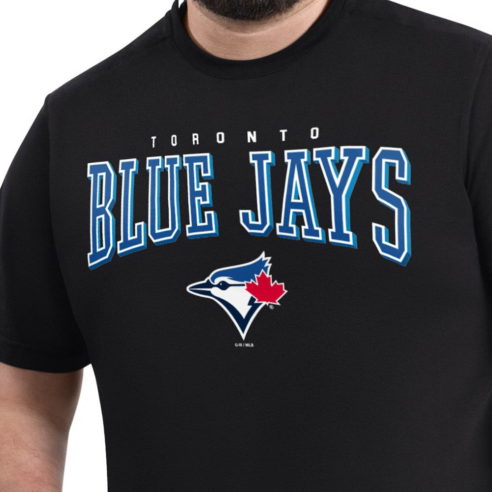 Toronto Blue Jays G-III Sports by Carl Banks Adaptive Classic Team Spirit T-Shirt - Black