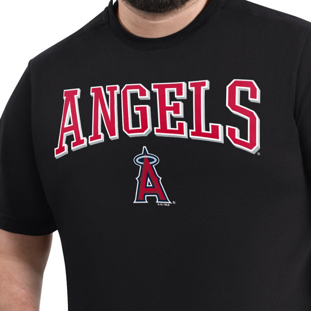 Los Angeles Angels G-III Sports by Carl Banks Adaptive Classic Team Spirit T-Shirt - Navy