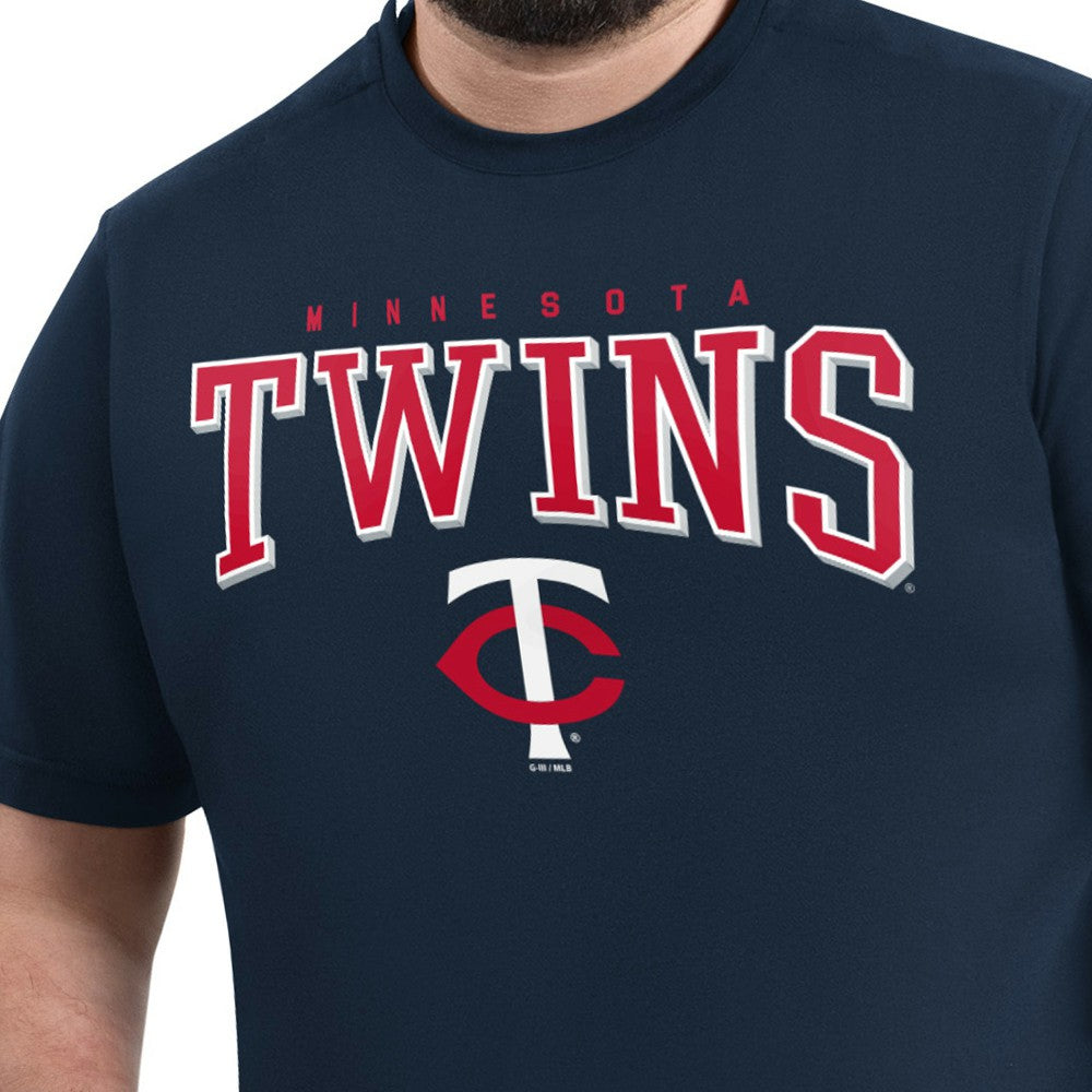 Minnesota Twins G-III Sports by Carl Banks Adaptive Classic Team Spirit T-Shirt - Navy