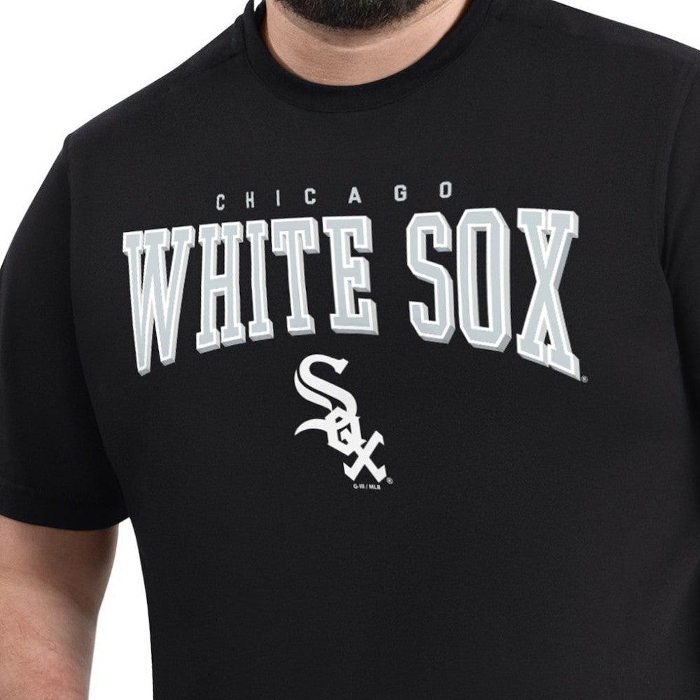 Chicago White Sox G-III Sports by Carl Banks Adaptive Classic Team Spirit T-Shirt - Black
