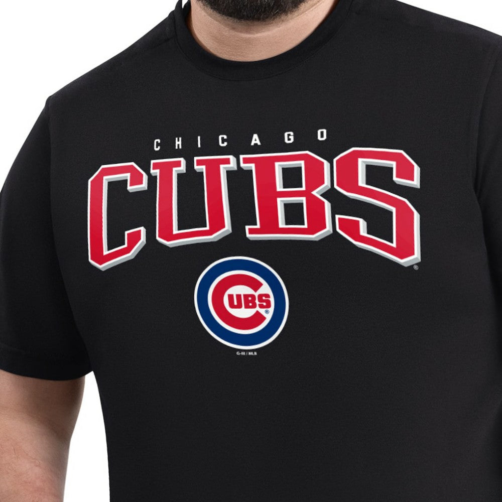 Chicago Cubs G-III Sports by Carl Banks Adaptive Classic Team Spirit T-Shirt - Black