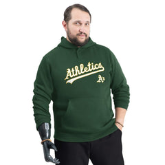 Athletics G-III Sports by Carl Banks Adaptive Lockup Fleece Hoodie - Green