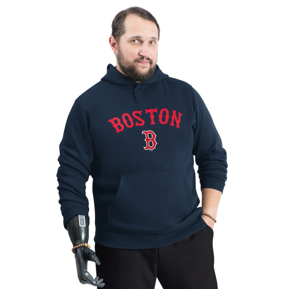 Boston Red Sox G-III Sports by Carl Banks Adaptive Lockup Fleece Hoodie - Navy