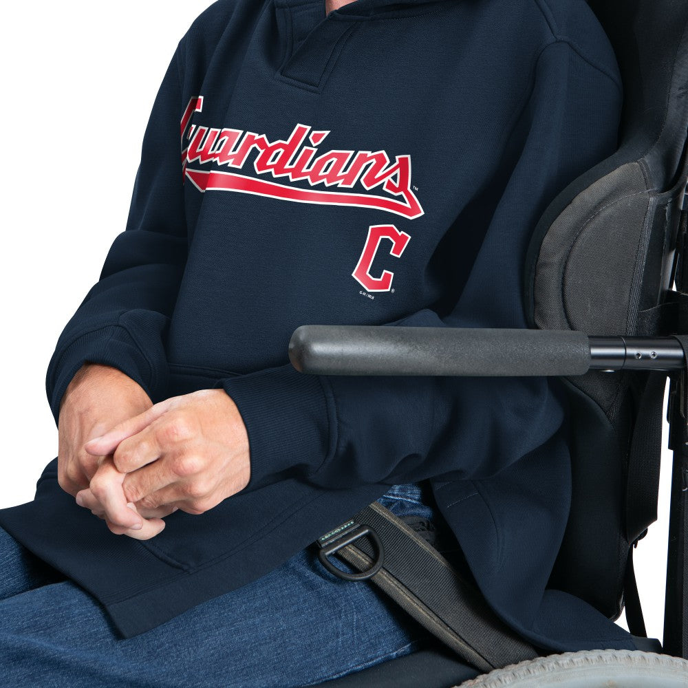 Cleveland Guardians G-III Sports by Carl Banks Adaptive Lockup Fleece Hoodie - Navy
