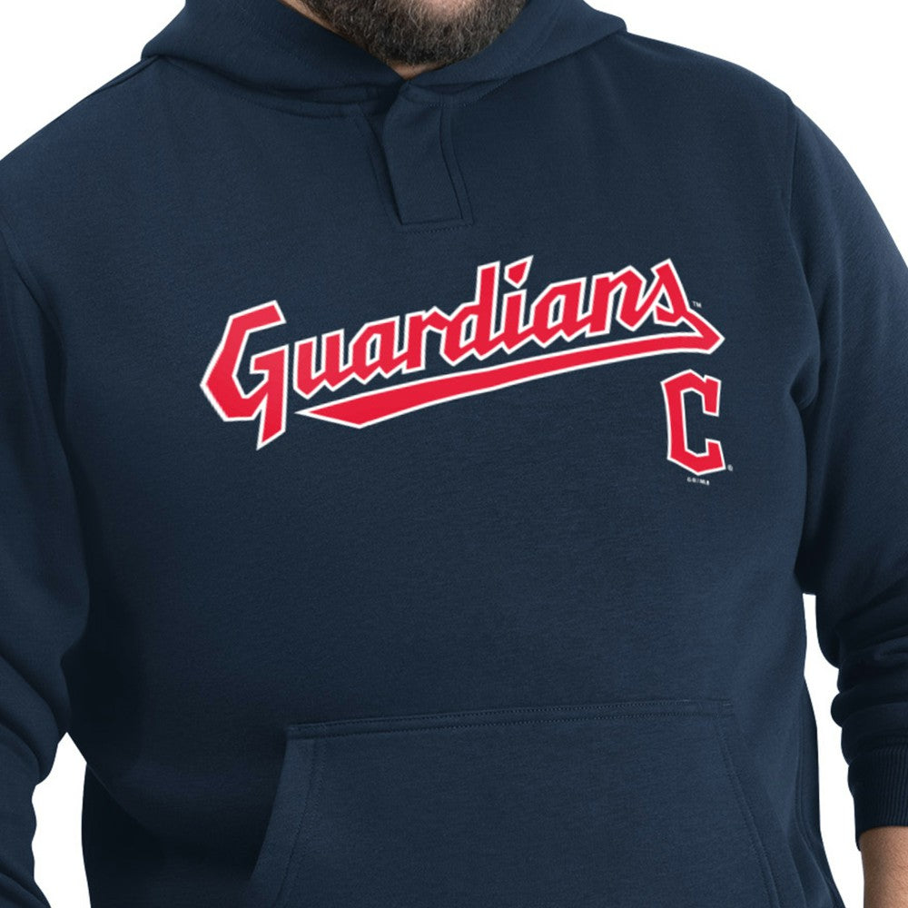Cleveland Guardians G-III Sports by Carl Banks Adaptive Lockup Fleece Hoodie - Navy
