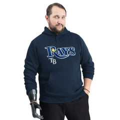 Tampa Bay Rays G-III Sports by Carl Banks Adaptive Lockup Fleece Hoodie - Navy