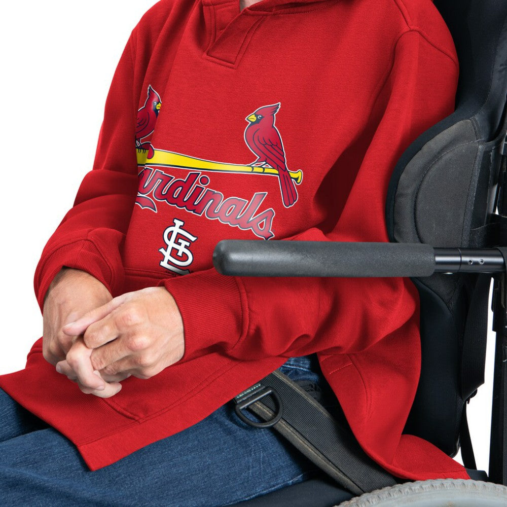 St. Louis Cardinals G-III Sports by Carl Banks Adaptive Lockup Fleece Hoodie - Red