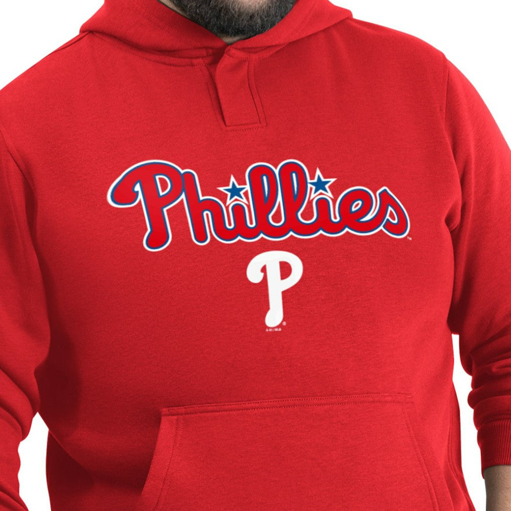 Philadelphia Phillies G-III Sports by Carl Banks Adaptive Lockup Fleece Hoodie - Red