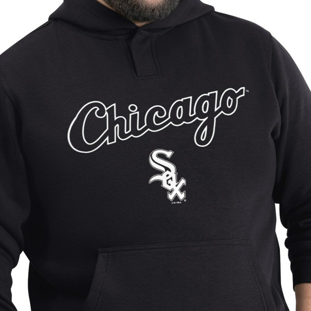 Chicago White Sox G-III Sports by Carl Banks Adaptive Lockup Fleece Hoodie - Black