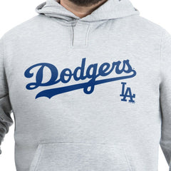 Los Angeles Dodgers G-III Sports by Carl Banks Adaptive Lockup Fleece Hoodie - Gray