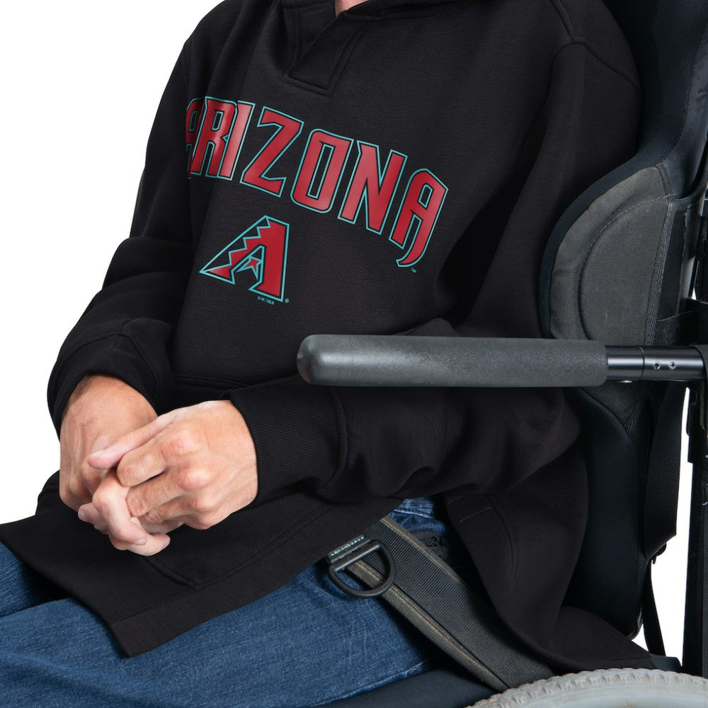 Arizona Diamondbacks G-III Sports by Carl Banks Adaptive Lockup Fleece Hoodie - Black