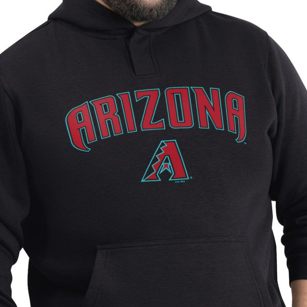 Arizona Diamondbacks G-III Sports by Carl Banks Adaptive Lockup Fleece Hoodie - Black