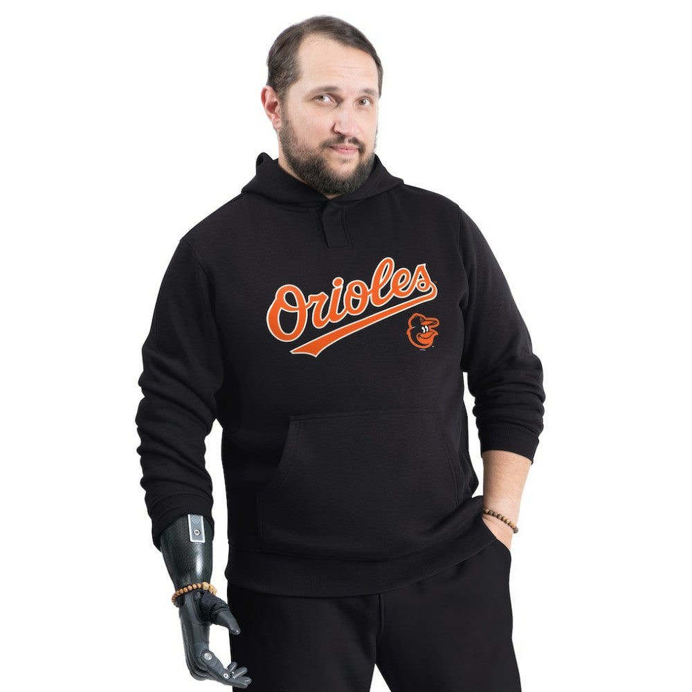 Baltimore Orioles G-III Sports by Carl Banks Adaptive Lockup Fleece Hoodie - Black