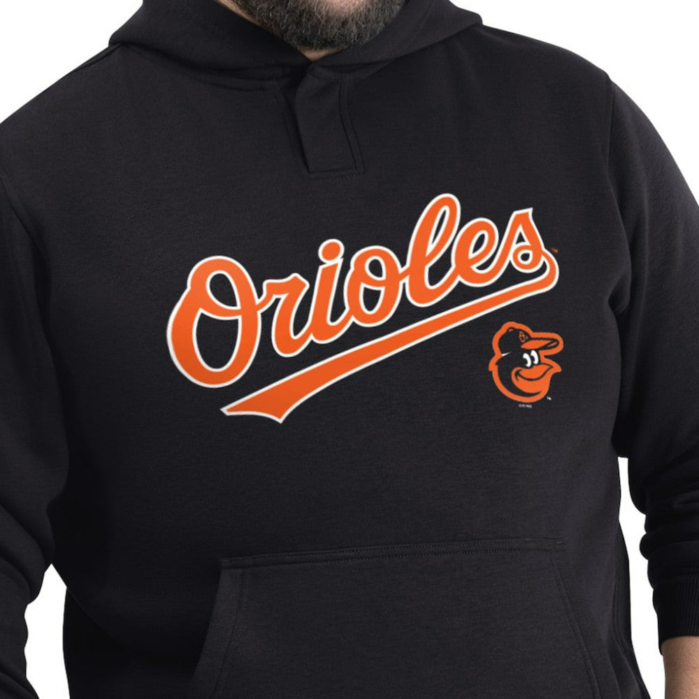 Baltimore Orioles G-III Sports by Carl Banks Adaptive Lockup Fleece Hoodie - Black