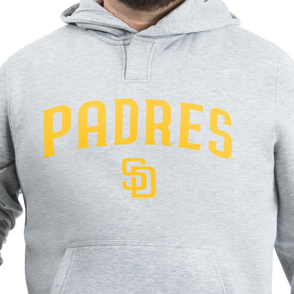 San Diego Padres G-III Sports by Carl Banks Adaptive Lockup Fleece Hoodie - Gray