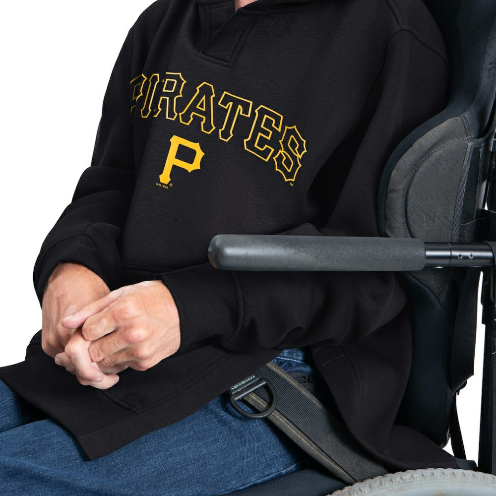 Pittsburgh Pirates G-III Sports by Carl Banks Adaptive Lockup Fleece Hoodie - Black