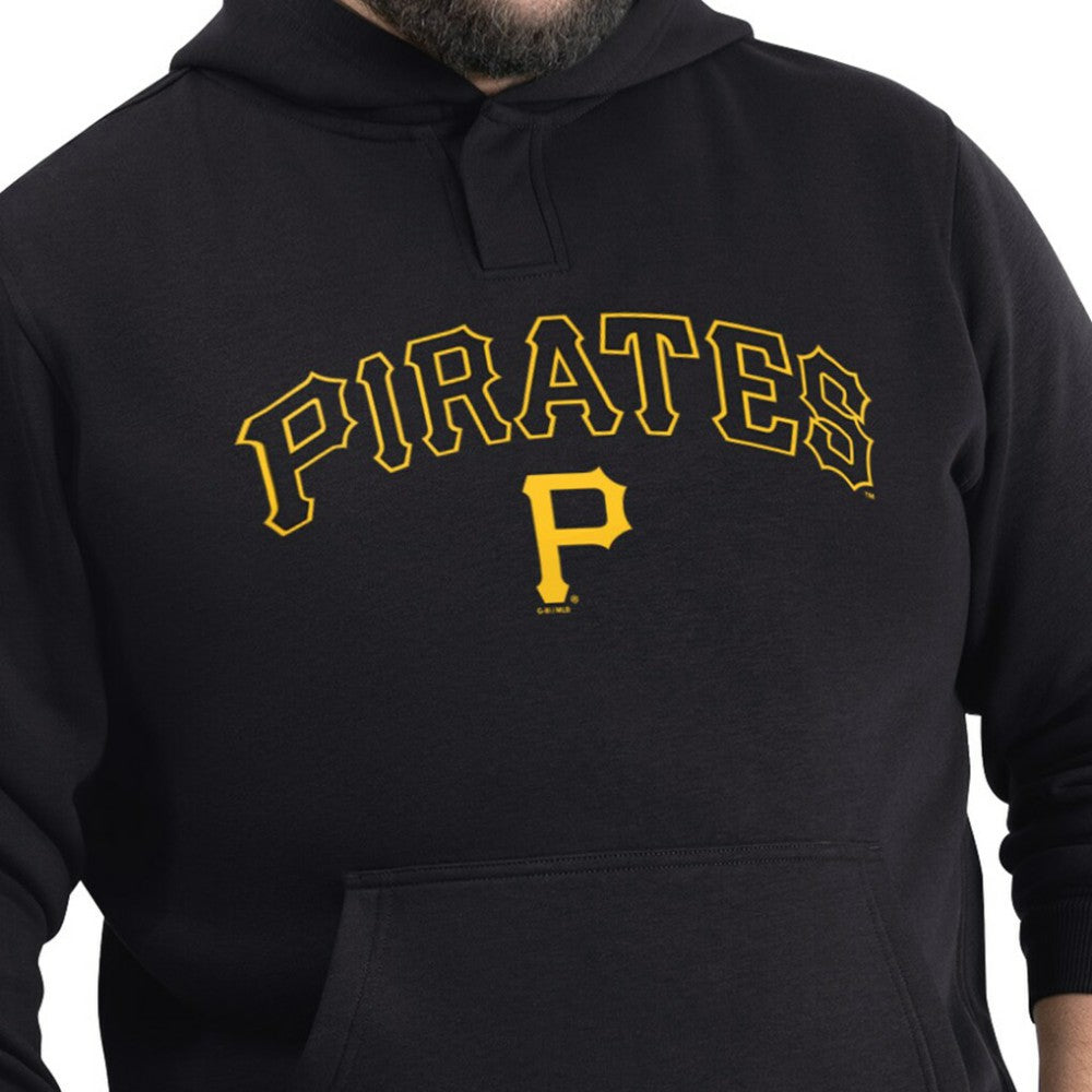 Pittsburgh Pirates G-III Sports by Carl Banks Adaptive Lockup Fleece Hoodie - Black
