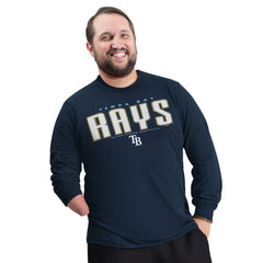 Tampa Bay Rays G-III Sports by Carl Banks Adaptive Long Sleeve T-Shirt - Navy