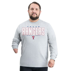 Texas Rangers G-III Sports by Carl Banks Adaptive Long Sleeve T-Shirt - Gray