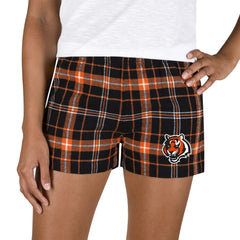 NFL Cincinnati Bengals Concepts Sport Women's Ultimate Flannel Shorts