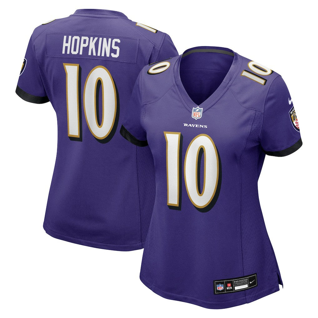 NFL Baltimore Ravens DeAndre Hopkins  Women's Team Game Jersey