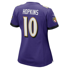 NFL Baltimore Ravens DeAndre Hopkins  Women's Team Game Jersey