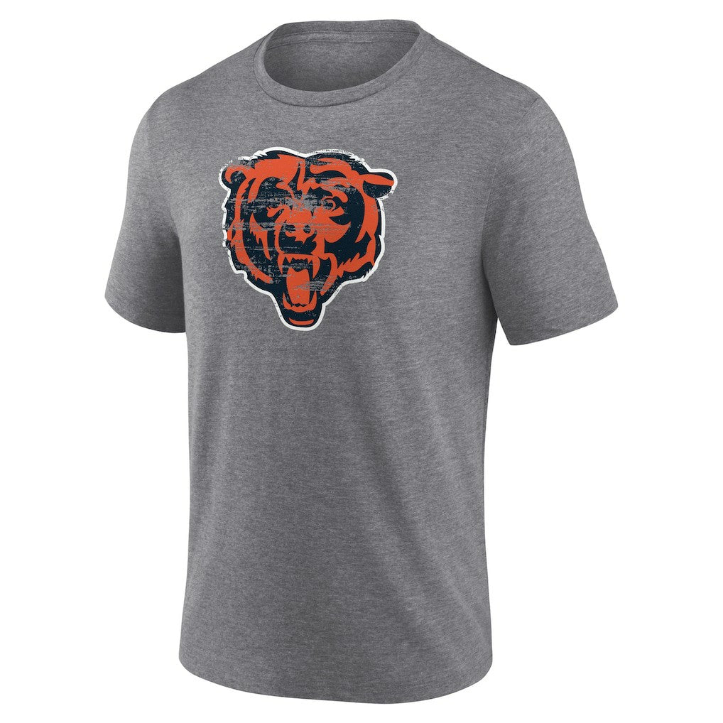 NFL Chicago Bears Heritage Custom Name & Number Tri-Blend T-Shirt