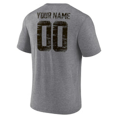 NFL Cleveland Browns Heritage Custom Name & Number Tri-Blend T-Shirt