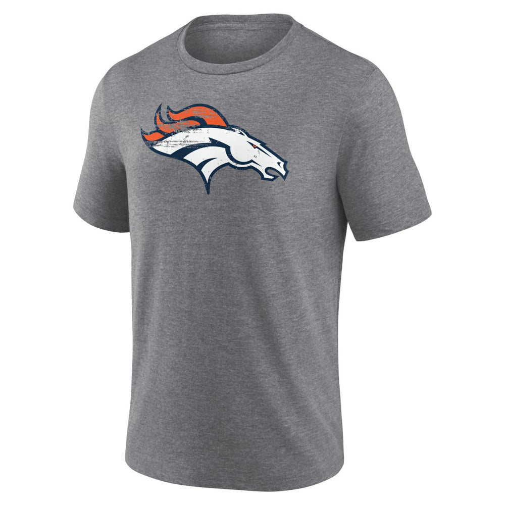 NFL Denver Broncos Heritage Custom Name & Number Tri-Blend T-Shirt