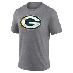 NFL Green Bay Packers Heritage Custom Name & Number Tri-Blend T-Shirt