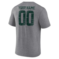 NFL Green Bay Packers Heritage Custom Name & Number Tri-Blend T-Shirt