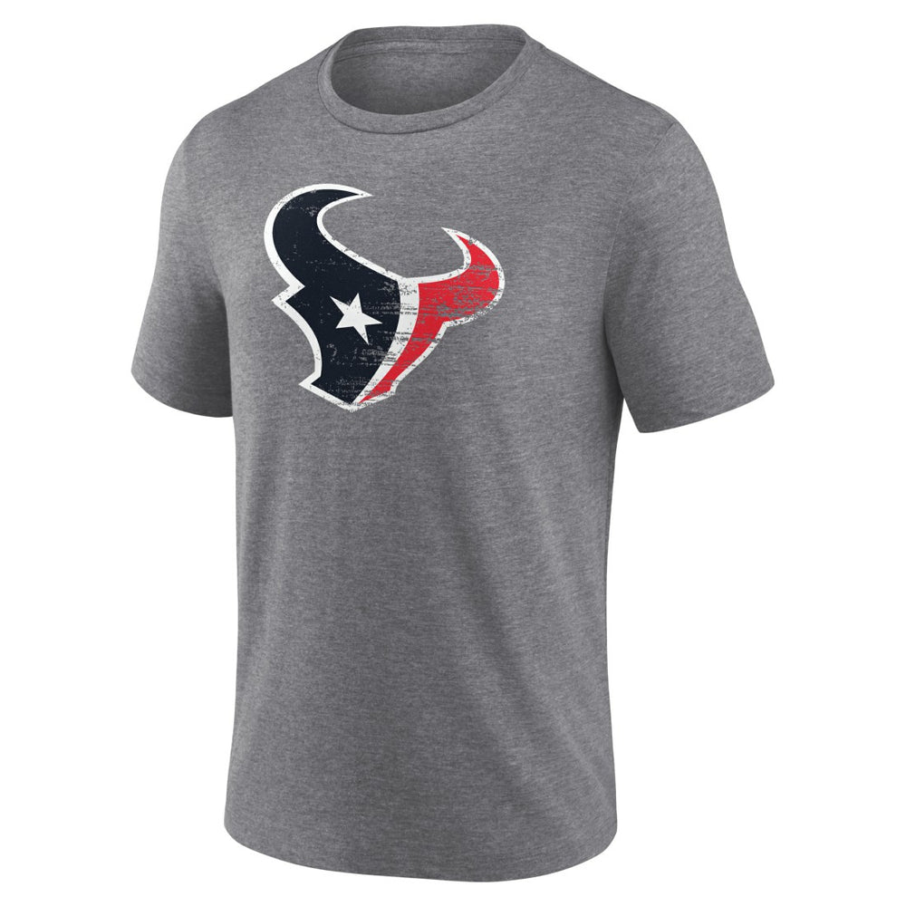 NFL Houston Texans Heritage Custom Name & Number Tri-Blend T-Shirt