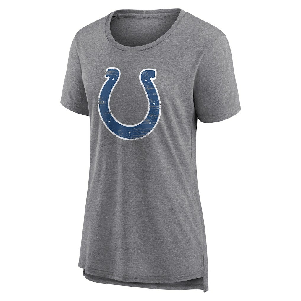 NFL Indianapolis Colts Women's Heritage Custom Name & Number Tri-Blend T-Shirt