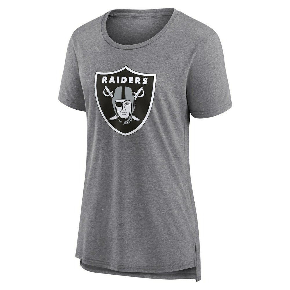 NFL Las Vegas Raiders Women's Heritage Custom Name & Number Tri-Blend T-Shirt