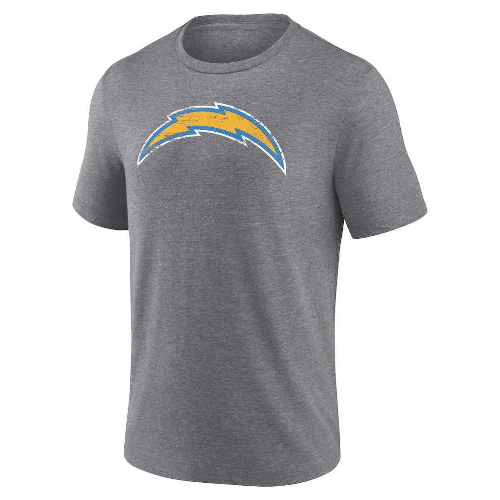 NFL Los Angeles Chargers Heritage Custom Name & Number Tri-Blend T-Shirt