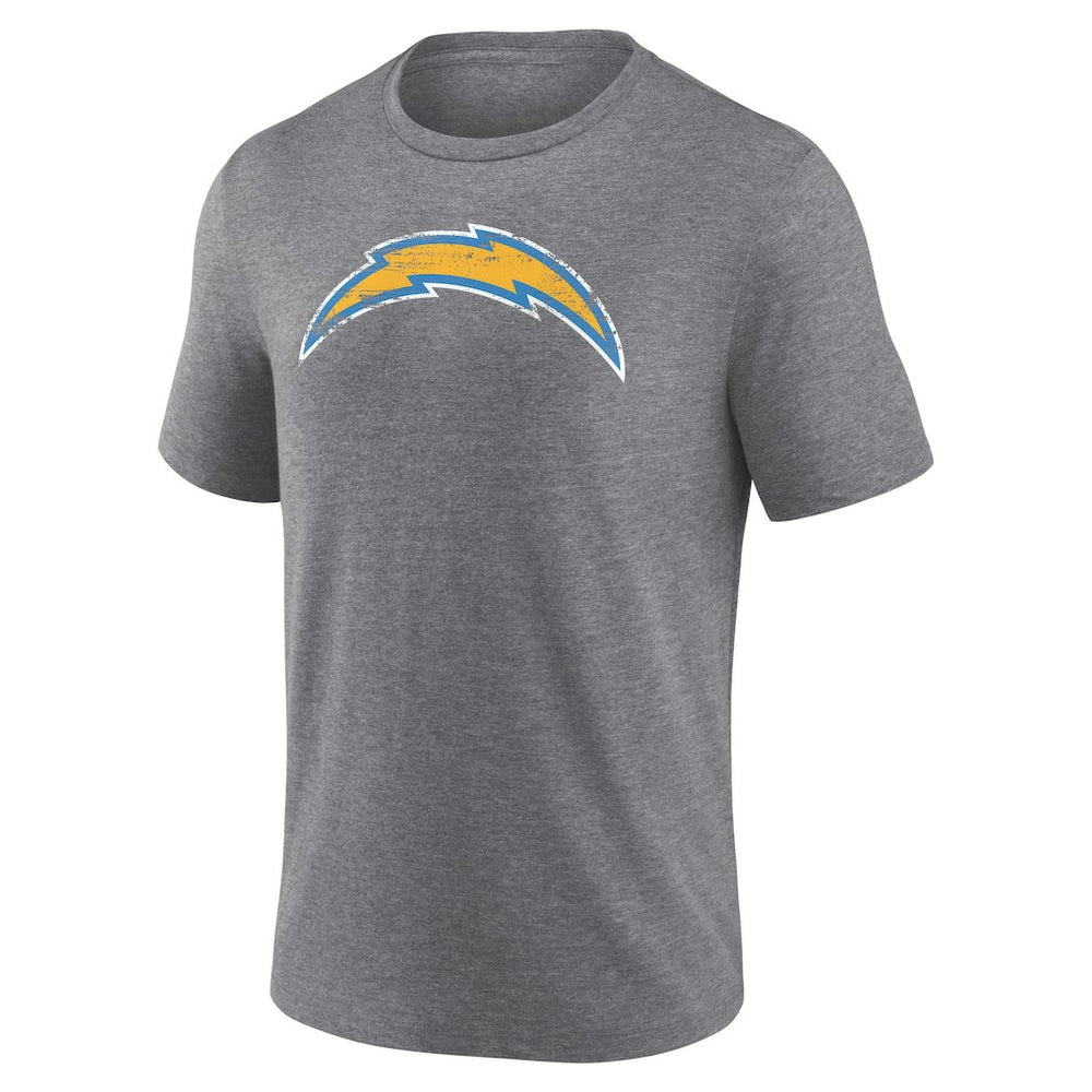 NFL Los Angeles Chargers Heritage Custom Name & Number Tri-Blend T-Shirt