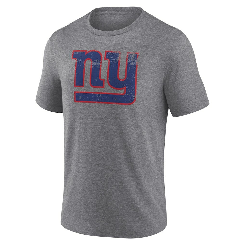 NFL New York Giants Heritage Custom Name & Number Tri-Blend T-Shirt