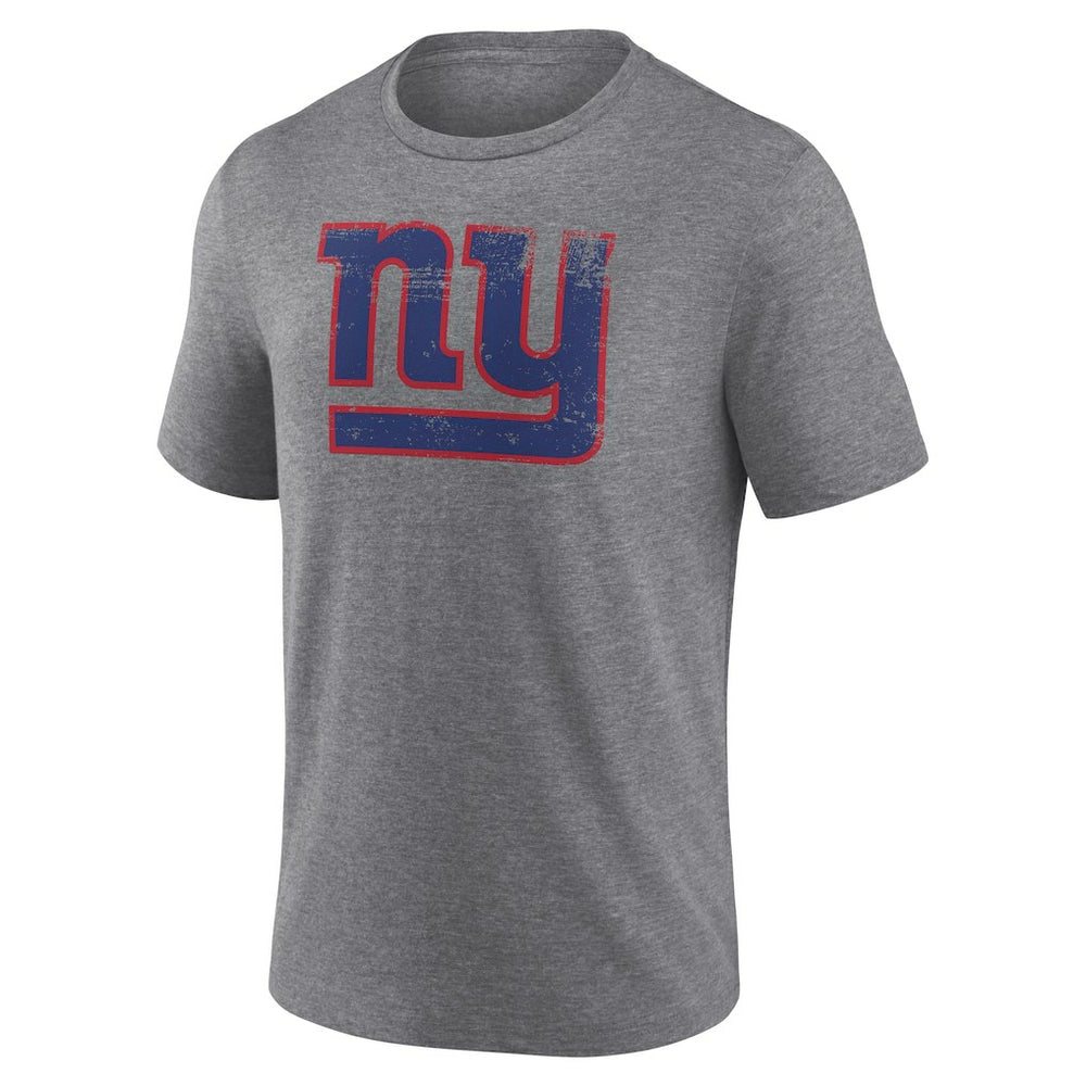 NFL New York Giants Heritage Custom Name & Number Tri-Blend T-Shirt