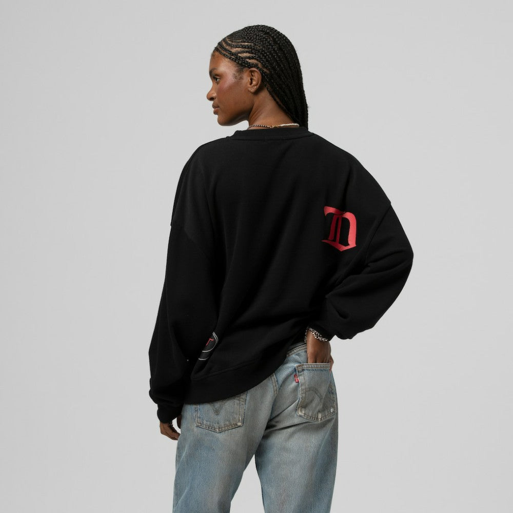 Detroit Red Wings Mitchell & Ness Women's Vintage Crewneck Sweatshirt