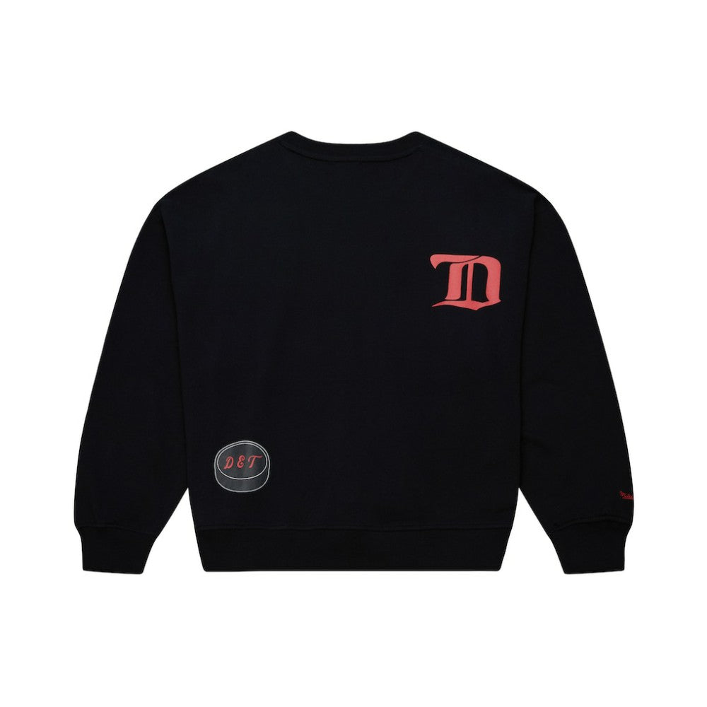 Detroit Red Wings Mitchell & Ness Women's Vintage Crewneck Sweatshirt